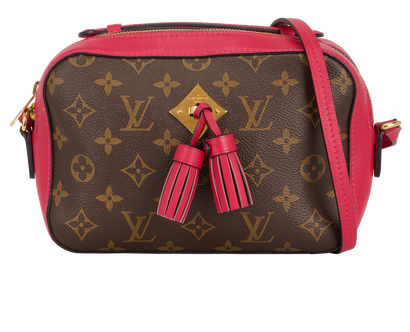 Saintonge, &pound;750, Handbags, Beige/Brown/Pink, Leather, Canvas, Front view